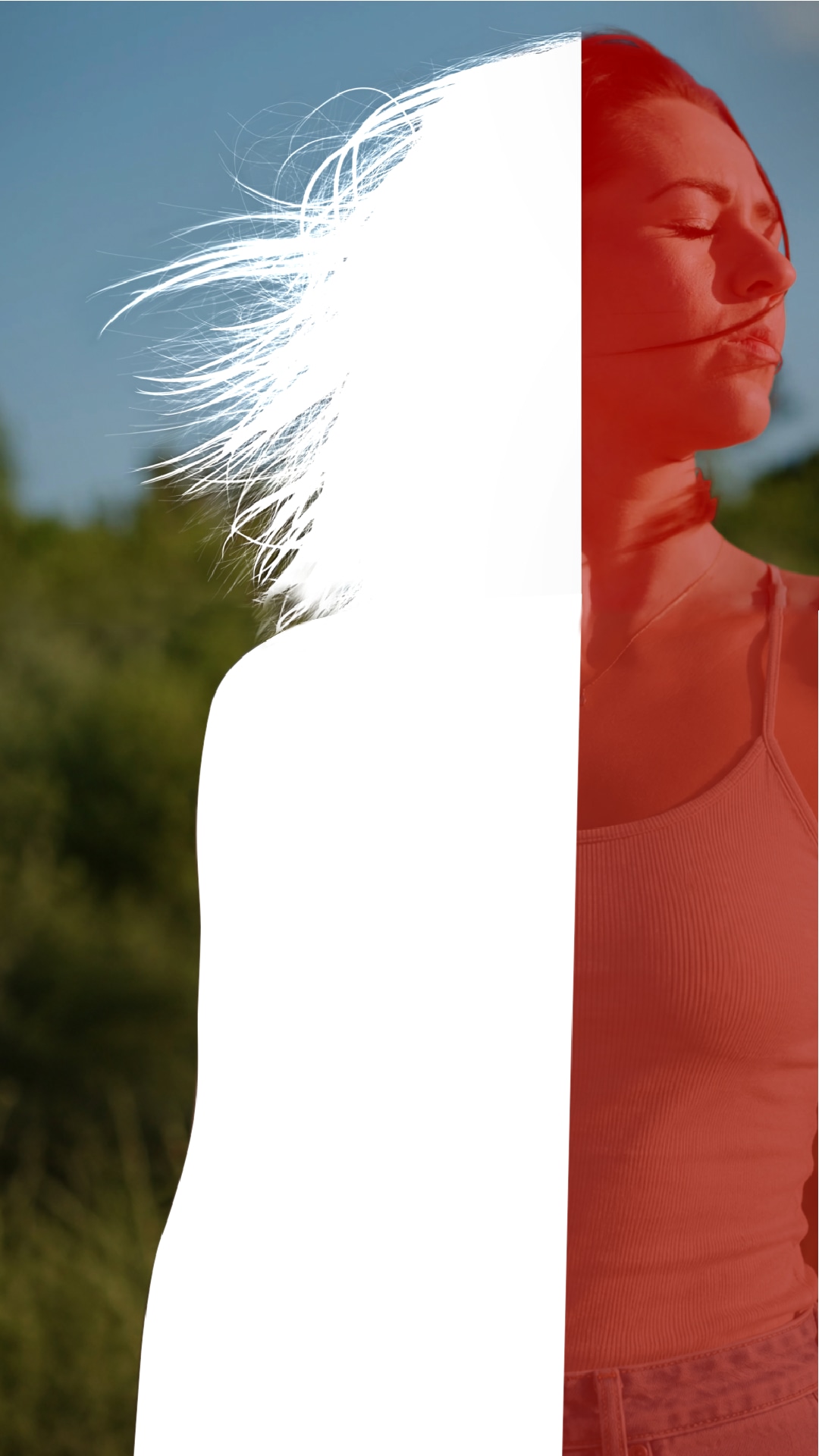 Cinematic VFX rotoscoping and stereo roto breakdown background